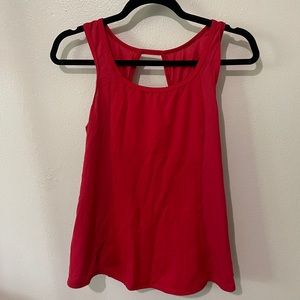 Lululemon red work out top